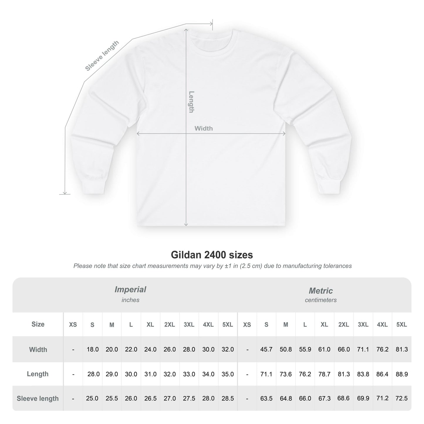 'ERRBODY' — Long Sleeve Tee